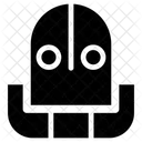 Giant Scary Ghost Halloween Ghost Icon