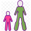 Giant Big Small Icon