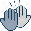 High Five Hand Geste Symbol