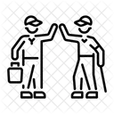 Gib mir fünf  Symbol