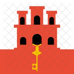 Gibraltar Flag Icon