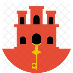 Gibraltar Flag Icon