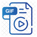 Gif File Extension Files And Folders Icon