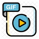 Gif Files And Folders File Format Icon