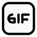Gif Arquivo Formato Ícone
