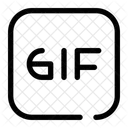 Gif Arquivo Formato Ícone