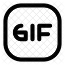 Gif Arquivo Formato Ícone