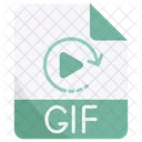 Gif File Extension File Format Icon