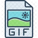 Gif Animado Extensao Animacao Ícone