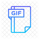 GIF Datei GIF Dateien Und Ordner Symbol