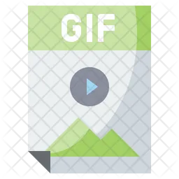 Gif File  Icon