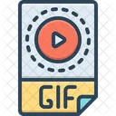 Gif File Gif File Icon