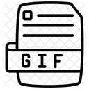Gif File Documents Icon