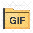 Gif Folder Data Folder Docs Icon