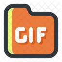 Gif Folder Gif Image Icon