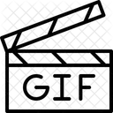 Gif Animado Formato Gif Ícone