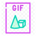 Gif File Format Icon