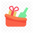 Gift Basket Snack Icon