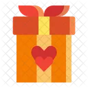 Gift Valentines Box Icon