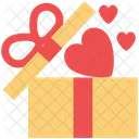 Gift Box Shaped Icon