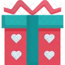 Gift Box Valentine Icon