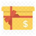 Cash Gift Box Icon