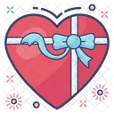 Gift Valentine Heart Heart Gift Icon