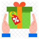 Gift Hand Tag Icon
