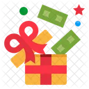 Gift Coin Surprise Money Present Icon