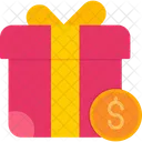 Gift Cost Sales Icon