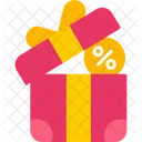 Gift Coupon Discount Icon