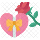Gift Valentine Box Icon
