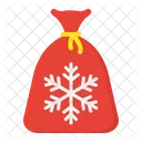 Gift Santa Bag Icon