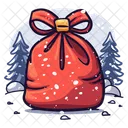Gift Bag Christmas Icon