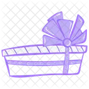 Gift Basket Gift Bucket Wrapped Basket Icon