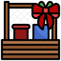 Basket, market, christmas icon