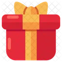 Gift Box Carton Wrapped Package Icon