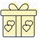 Gift Box Color Shadow Thinline Icon Icon