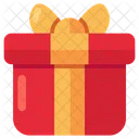 Gift Box Carton Wrapped Package Icon