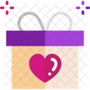 Gift Box Valentine Gift Heart Icon