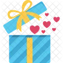 Gift Box Heart In Box Day Icon