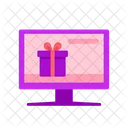 Gift Box Online Shopping Order Icon