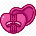 Gift Box Valentines Day Hearts Icon