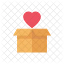 Gift Box Heart Icon