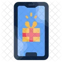 Gift Box Communications Smartphone Icon