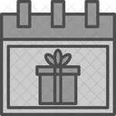 Gift Box Birthday Box Icon