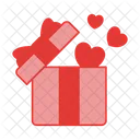 Gift Box Valentine Love Icon