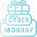 Gift Box Cyber Monday Discount Icon
