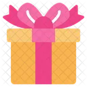 Flat Gift Box Icon