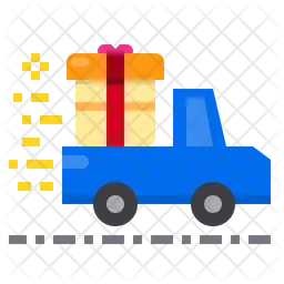 Gift Box Delivery  Icon